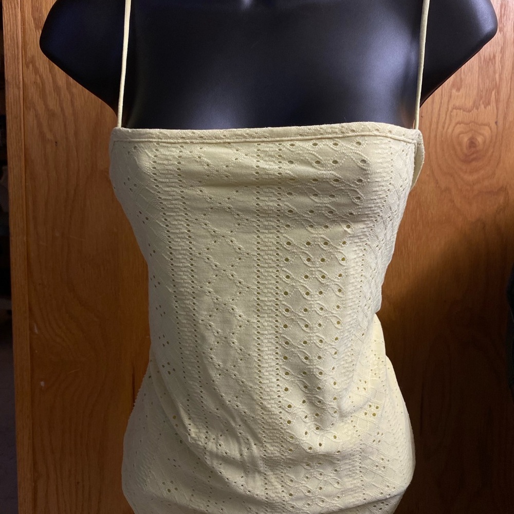 Yellow Lacey Bodysuit